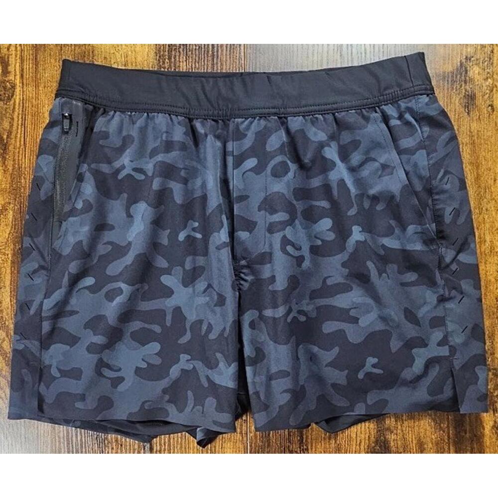 Ten Thousand Shorts S‎ The Interval Short 7" Mens Black Camo Lined Wicking